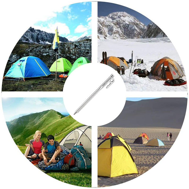 Sandsberg | Edelstahl Camping Zeltpfähle