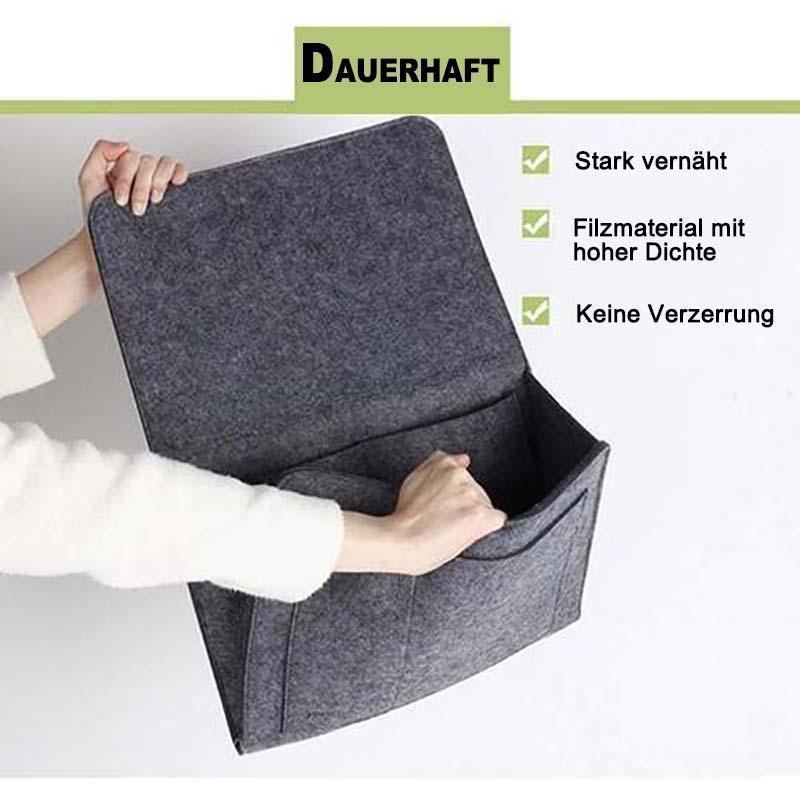 Filz-Bettaufhänger-Aufbewahrungstasche für Bett/Sofa/Tisch