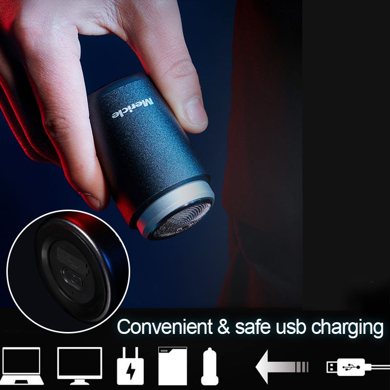 Compact, afwasbaar elektrisch scheerapparaat