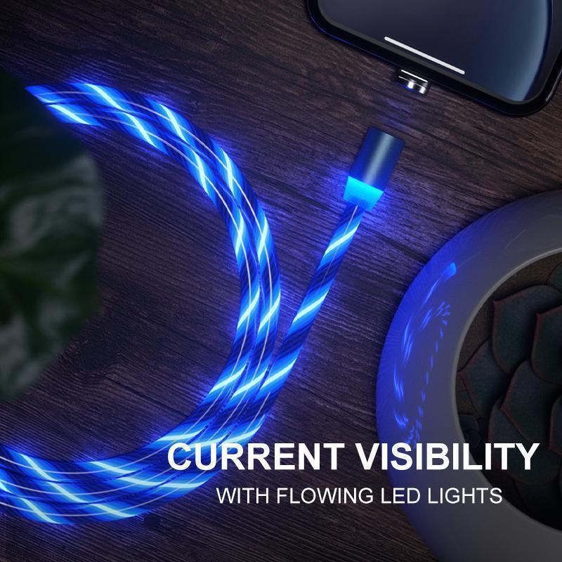 LED Magnetisches 3 in 1 USB Lade Kabel