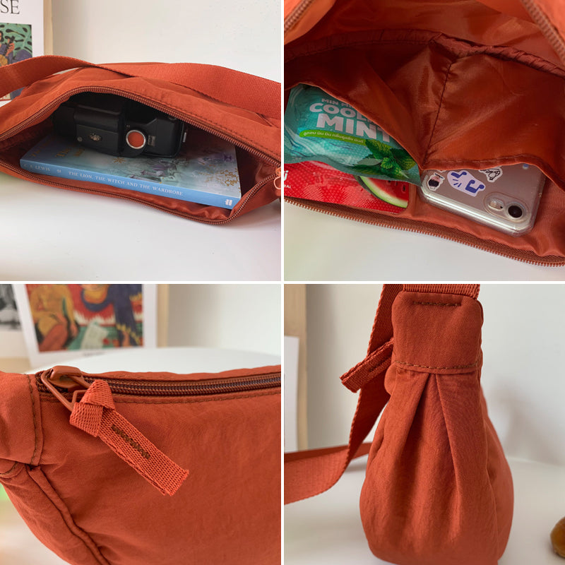 – Organisieren und stilvoll tragen mit dieser Half Moon Crossbody Tasche