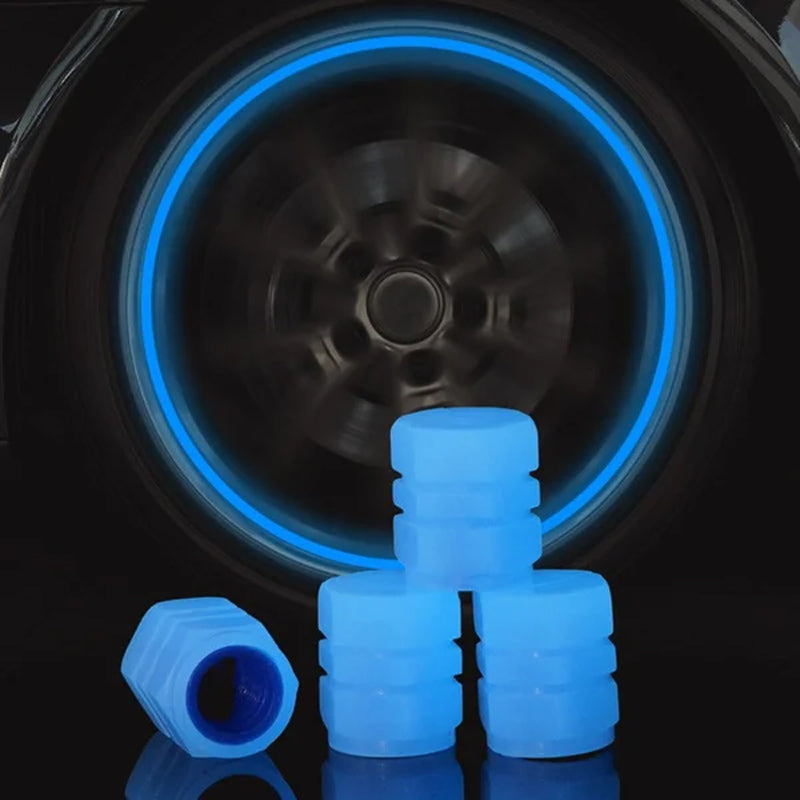 Sandsberg | Universelle fluoreszierende Reifenventilkappen (4 PCS/Set)