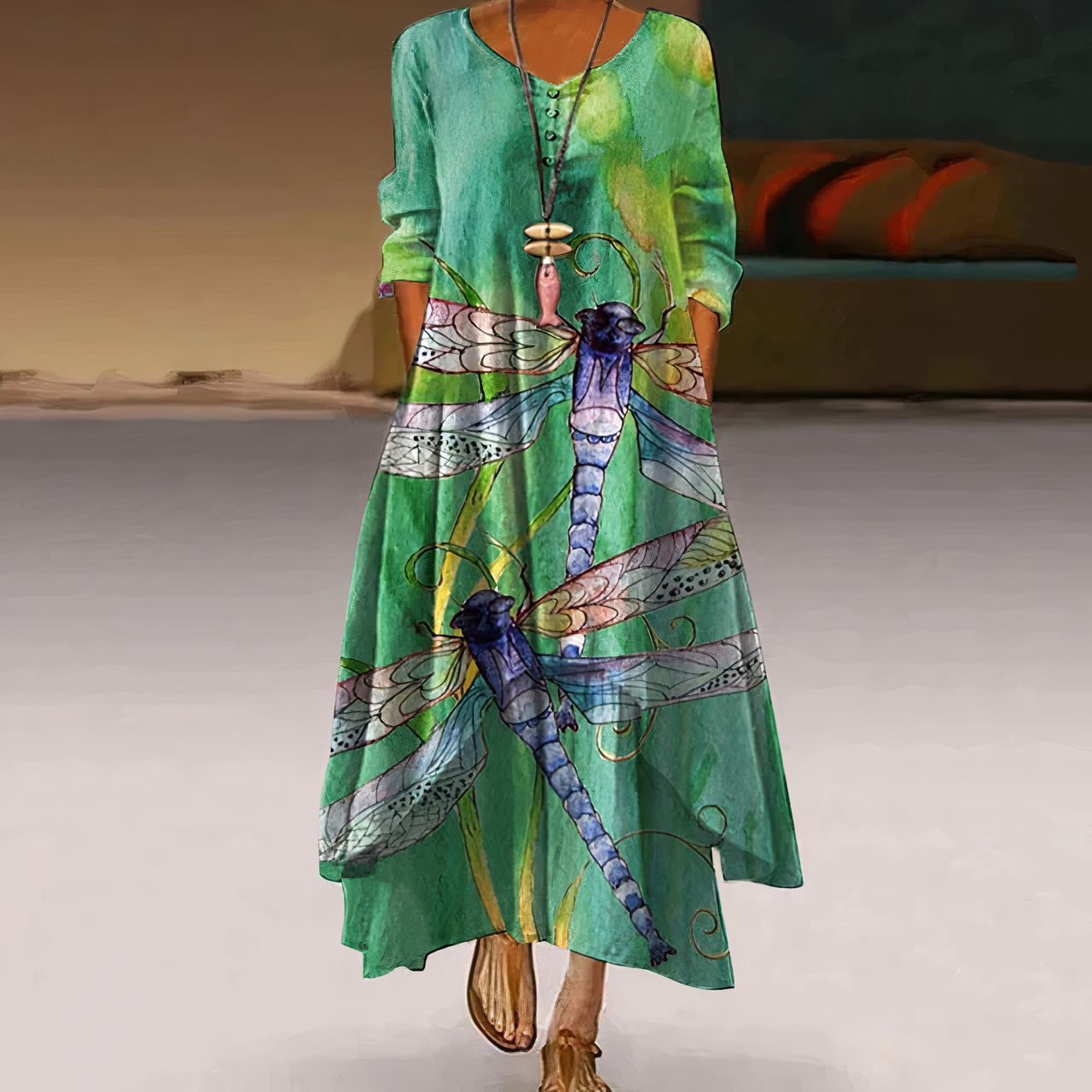 Elegante katoenen Jurk