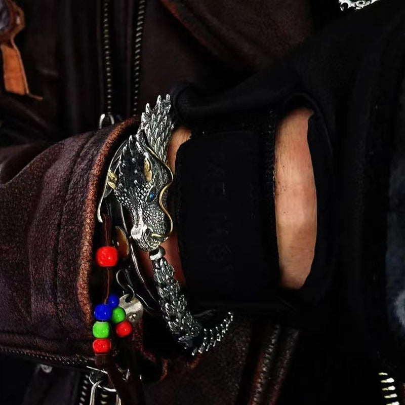 Handgefertigtes Drachenkettenarmband