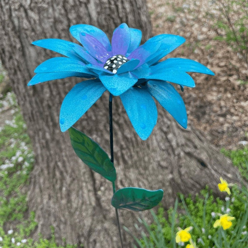 Gartendekoration Metallblumen