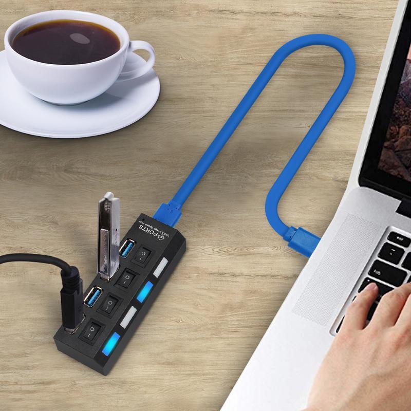 USB-Hub mit mehreren Ports und hoher Geschwindigkeit