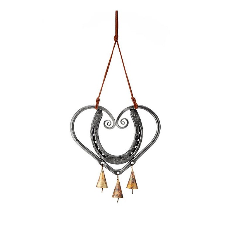 Windgong – LuckLove – gerecyclede hoefijzers – handgemaakte hanger