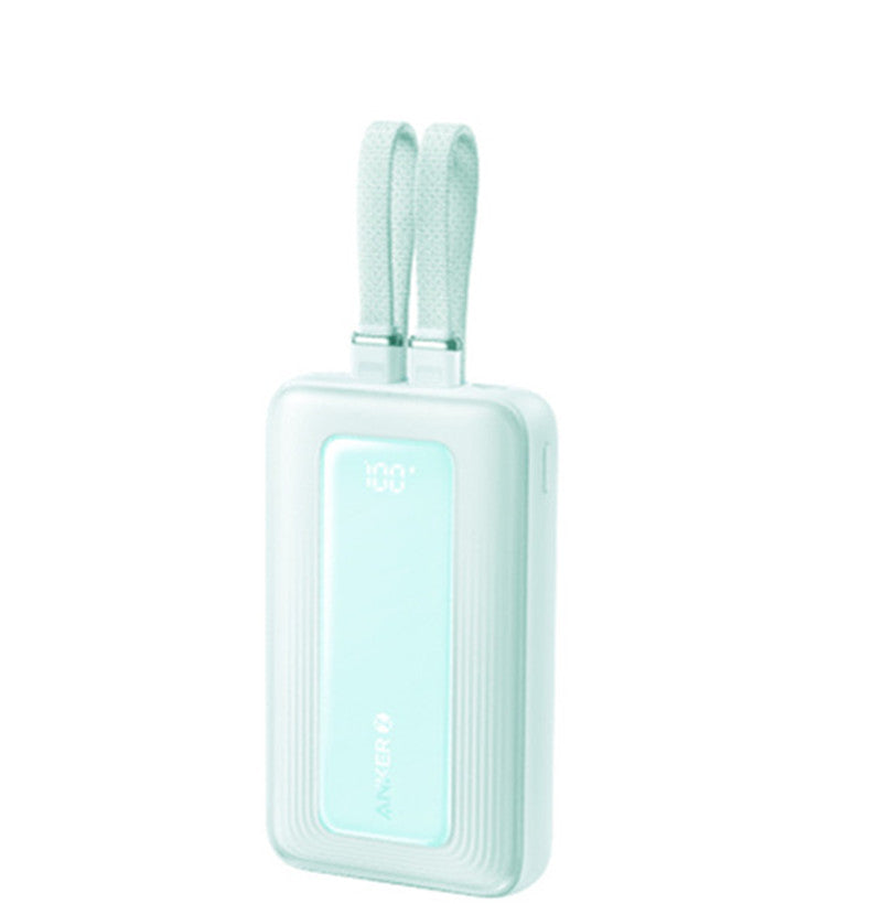 Sandsberg | 2024 Neue Schnelllade-Powerbank, 20.000mAh hohe Kapazität mit eingebautem Kabel