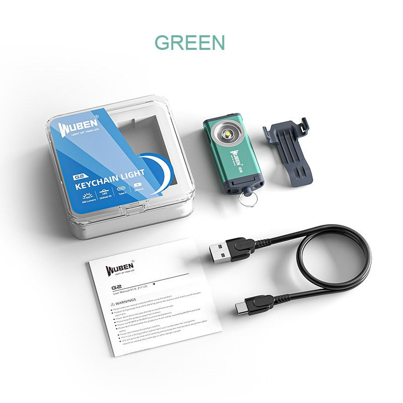 Sandsberg | Tragbare wiederaufladbare Mini-Hellstrahler, für Wandern, Camping, Reparieren, Lesen