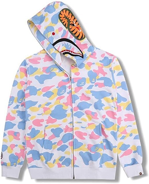 Herren Shark Camouflage Hoodies