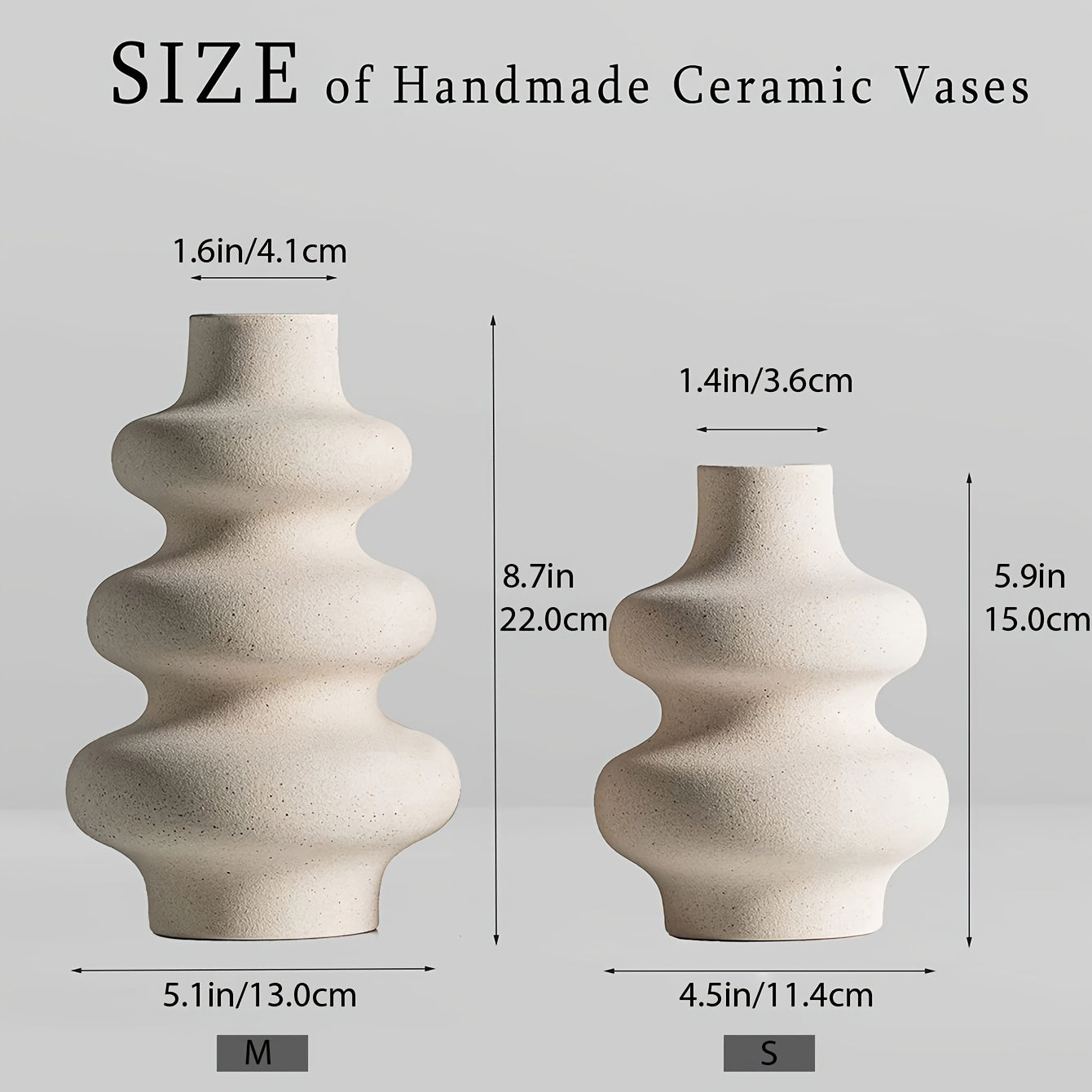 Boho Spiral Keramikvase