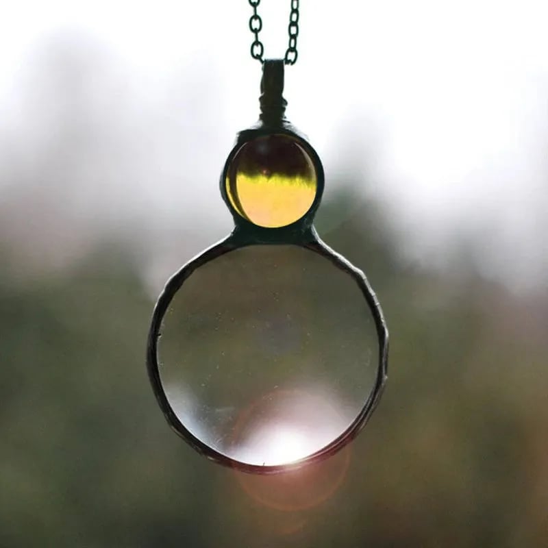 Kette mit Lupe Anhänger