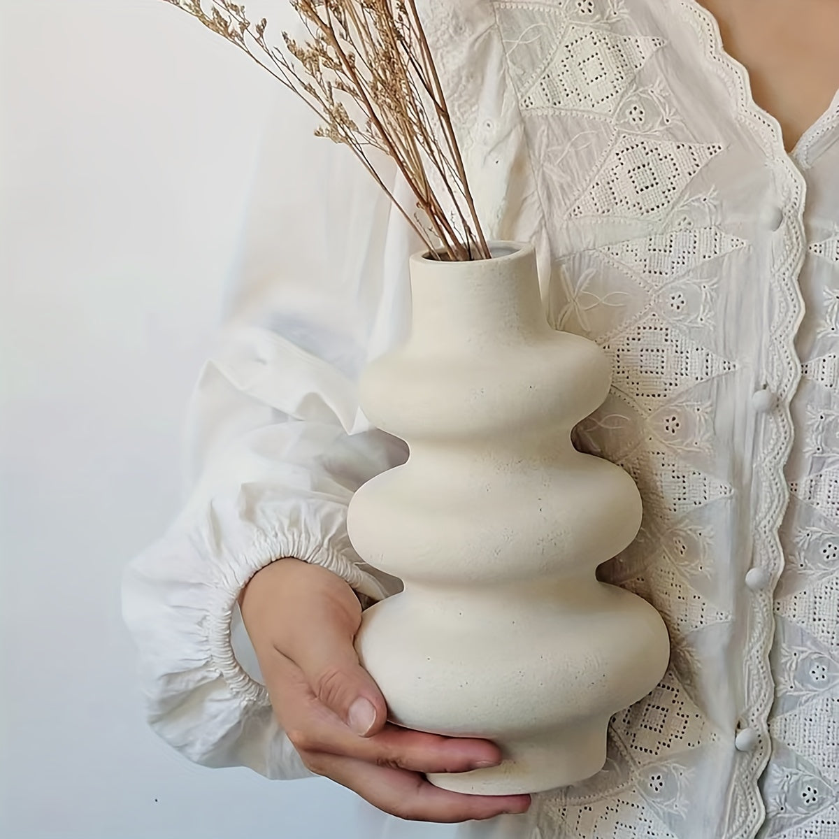 Boho Spiral Keramikvase