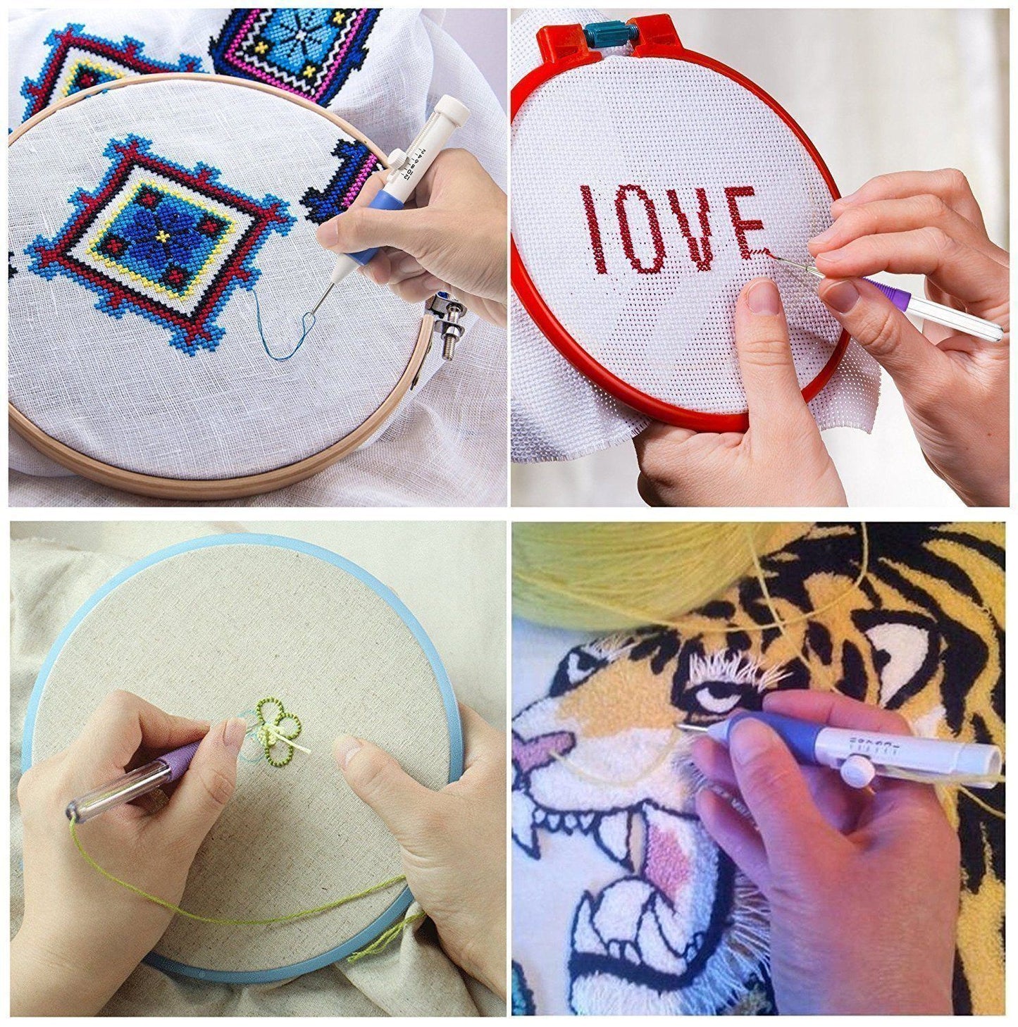Magischer Stickstift mit Punch-Nadeln