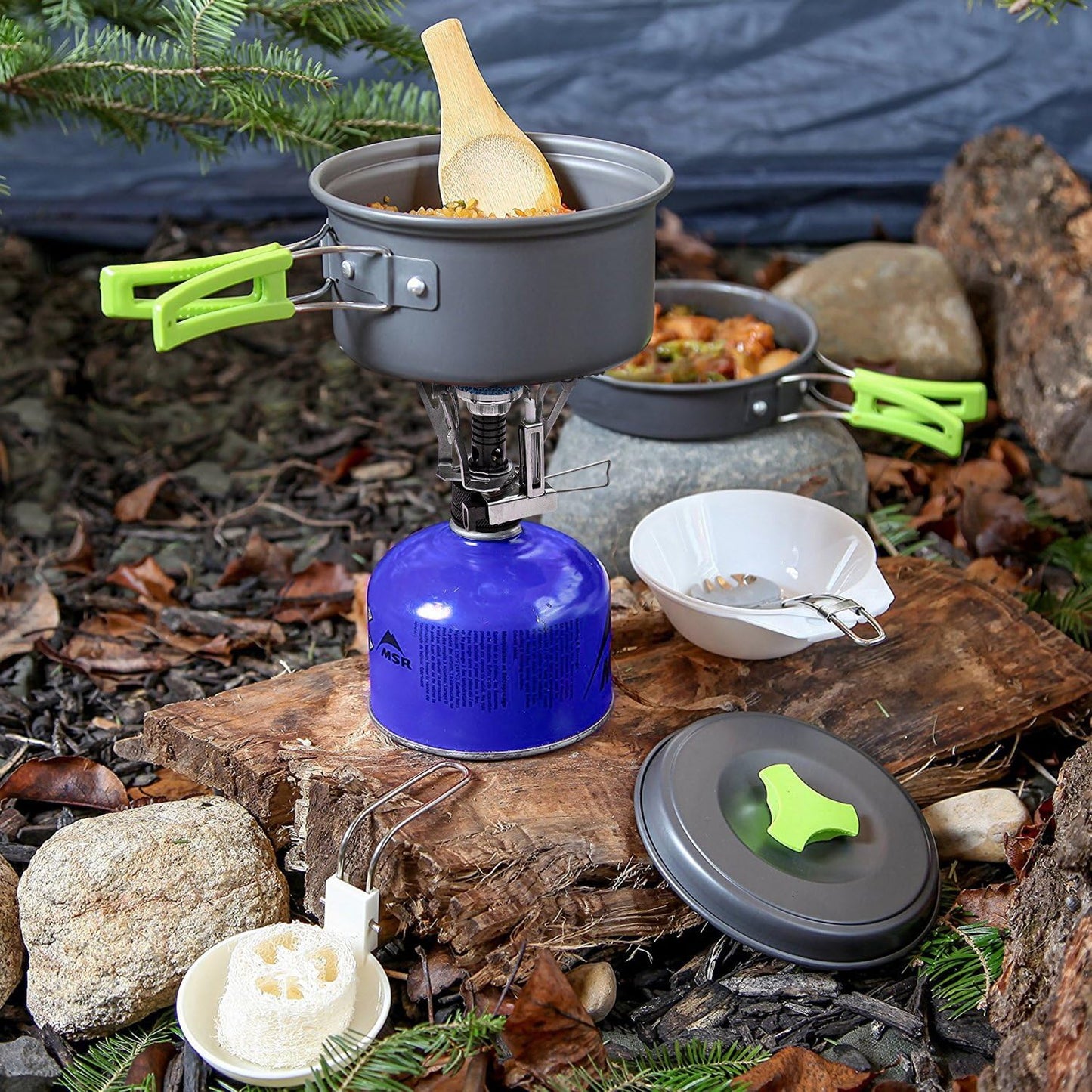 Camping Kochgeschirr Rucksacktöpfe und Pfannen