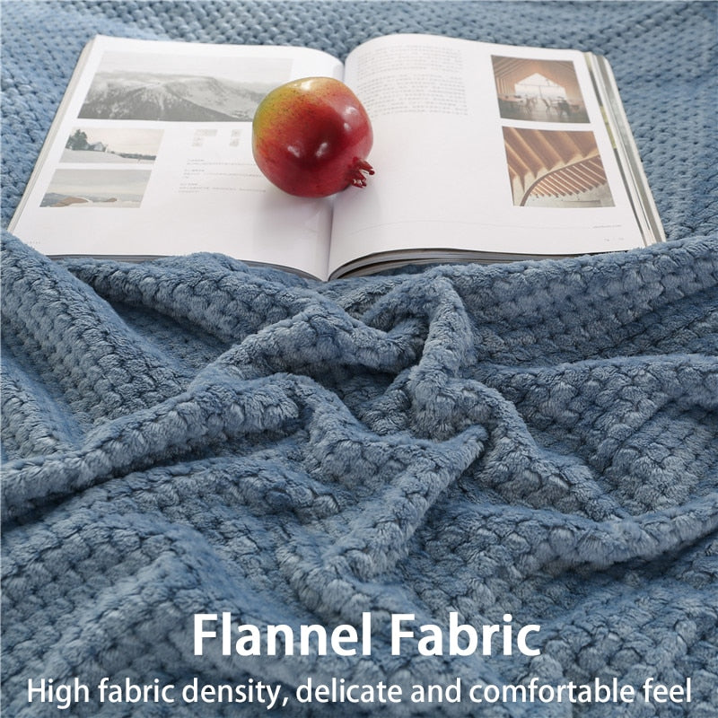 Fluffy Plaid Winter Bettdecken
