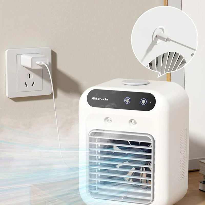 Klimaanlage Luftkühler Ventilator Wasser-Kühlventilator Klimatisierung für Raum Büro Tragbare Klimaanlage Autos