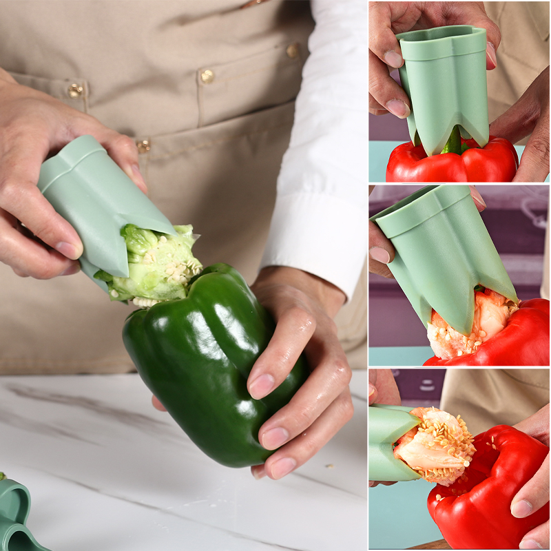 2-in-1 Obst Paprika Entkerner