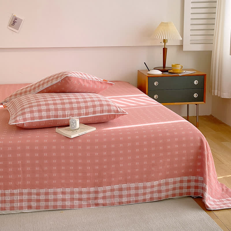 Atmungsaktive Tagesdecke aus Baumwollgaze im modernen Stil