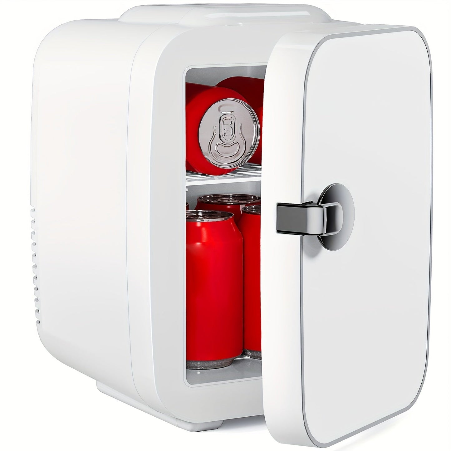 4 Liter Tragbarer Mini Kühlschrank – Geräumiger & Robuster Kühler für Hautpflege, Getränke, Lebensmittel, Kosmetik, Ideal für Zuhause, Büro, Auto, Außenbereich