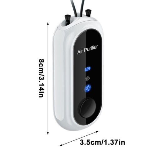 Personal Mini-Luftreiniger-Halskette | Tragbarer Luftreiniger mit USB-Ladung