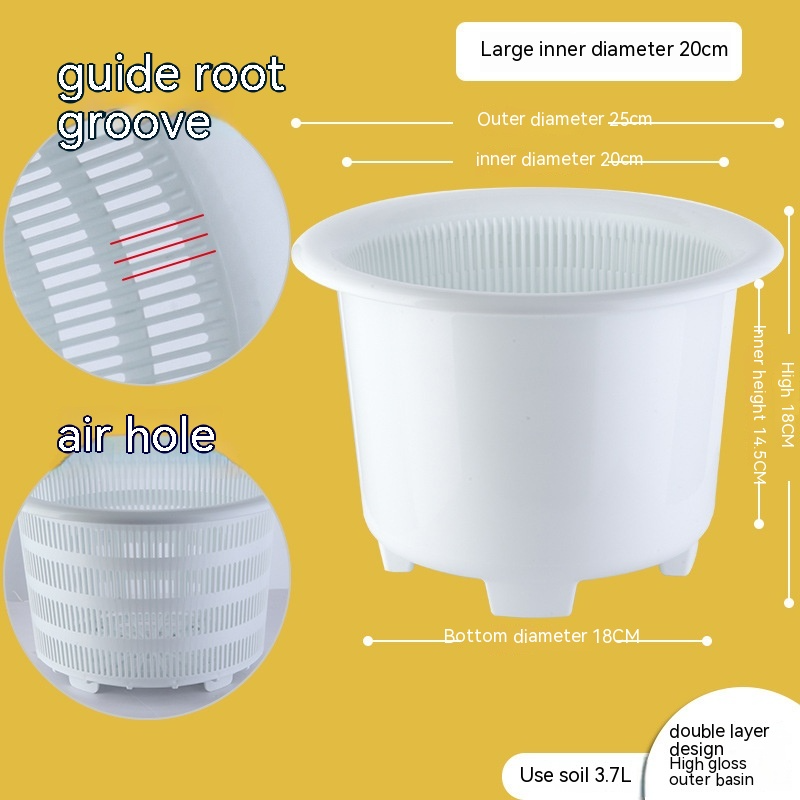 Sandsberg | Atmungsaktiver Wurzelkontroll-Topf für Pflanzen – Ideal für gesundes Wachstum und optimale Belüftung