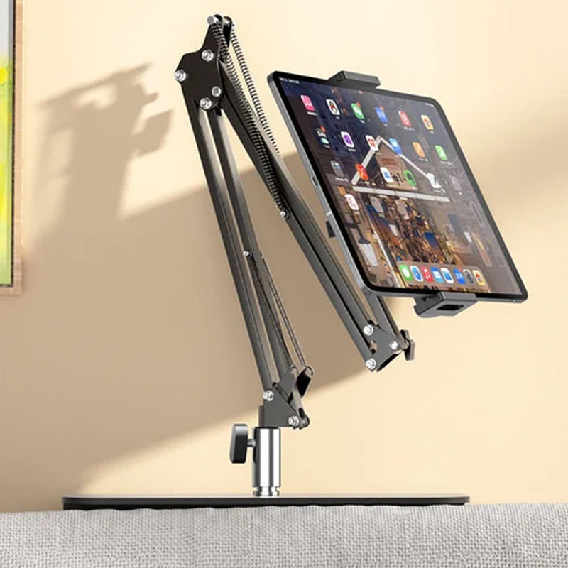 Versteckter Telefon-/Tablethalter am Bett