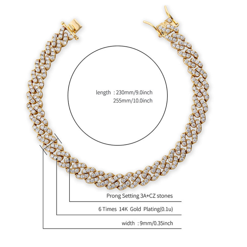 Mode Chunky Metallkette Fußkettchen