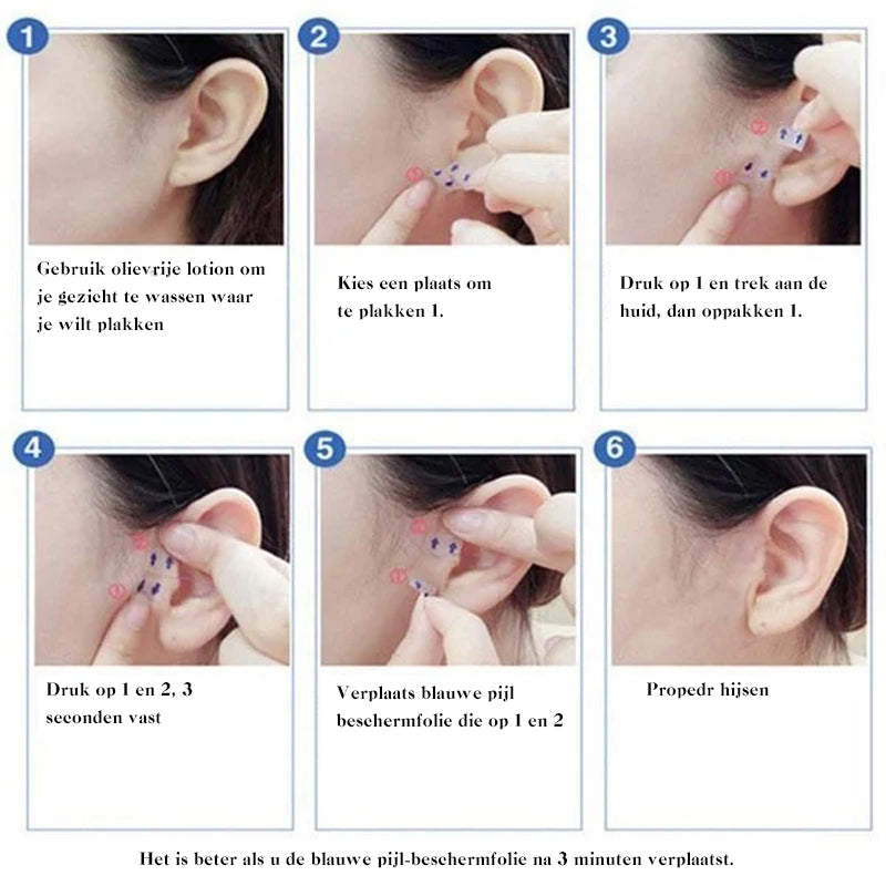 Onzichtbare facelifttape