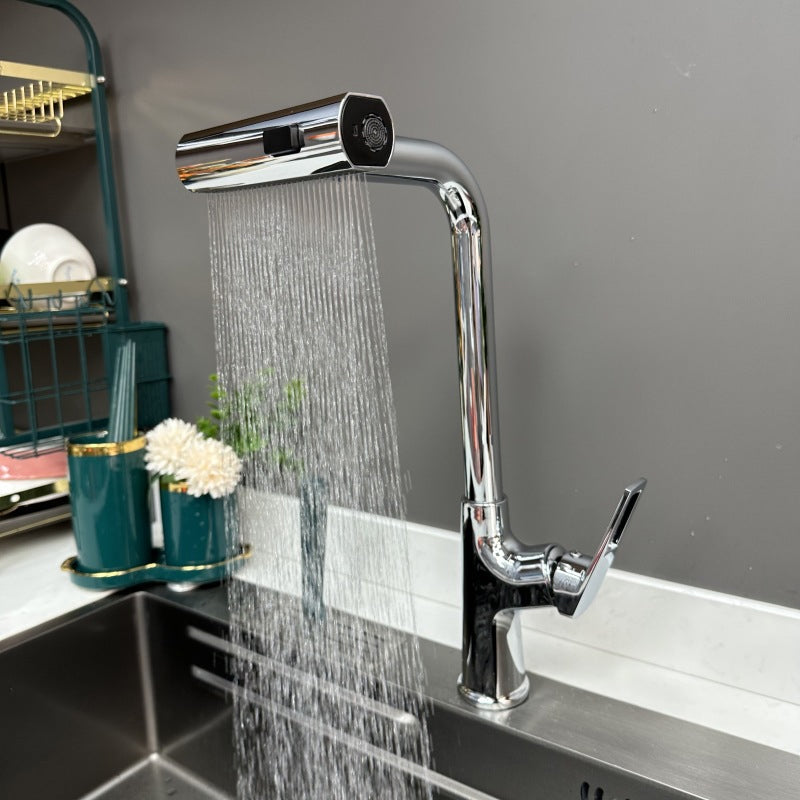 Multifunktionale drehbare Wasserfall-Küchenarmatur