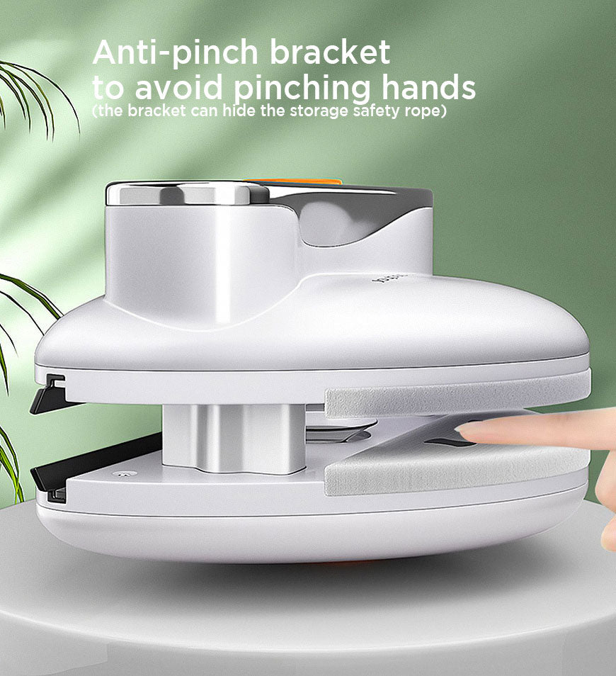 Magnetischer Glaswischer mit selbstrückstellender, frei einstellbarer Rückfederung Z47