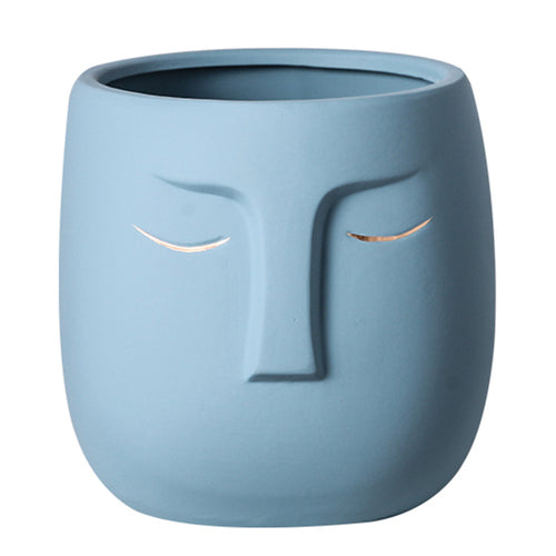 Keramische Gesicht Wohnzimmer Vase