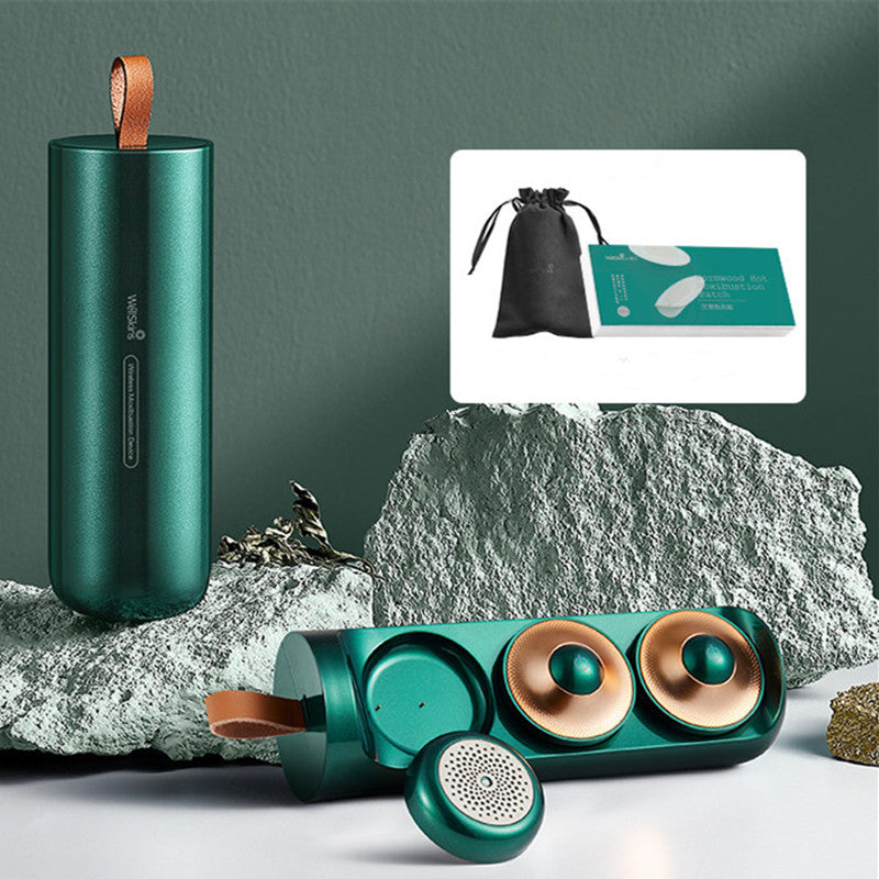 Sandsberg | Tragbares Moxibustion-Kit, mit intelligenter Temperaturregelung, Ferninfrarot-Heizung, sicher und rauchfrei, für Nacken, Rücken, Taille & mehr