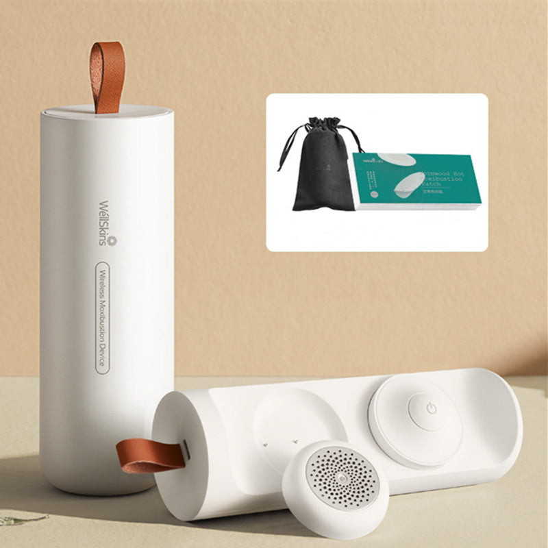 Sandsberg | Tragbares Moxibustion-Kit, mit intelligenter Temperaturregelung, Ferninfrarot-Heizung, sicher und rauchfrei, für Nacken, Rücken, Taille & mehr