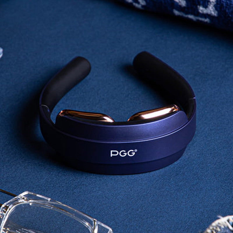 Sandsberg | Tragbarer drahtloser intelligenter Nackenmasseur mit Heizfunktion, 5 Massagemodi und Niederfrequenz-Pulstechnologie, zur Linderung von Nacken-, Muskel-, Schulter- und Halsbeschwerden