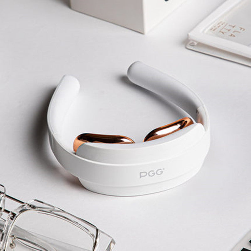 Sandsberg | Tragbarer drahtloser intelligenter Nackenmasseur mit Heizfunktion, 5 Massagemodi und Niederfrequenz-Pulstechnologie, zur Linderung von Nacken-, Muskel-, Schulter- und Halsbeschwerden