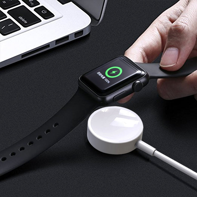 Sandsberg | 1m Magnetischer Kabelloser Charger für Apple Watch Series Ultra & 10 / 9 / 8 / 7 / 6 / 5 / 4 / 3 / 2 (Weiß)