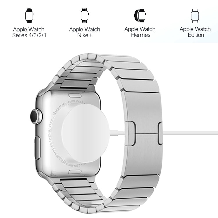 Sandsberg | 1m Magnetischer Kabelloser Charger für Apple Watch Series Ultra & 10 / 9 / 8 / 7 / 6 / 5 / 4 / 3 / 2 (Weiß)