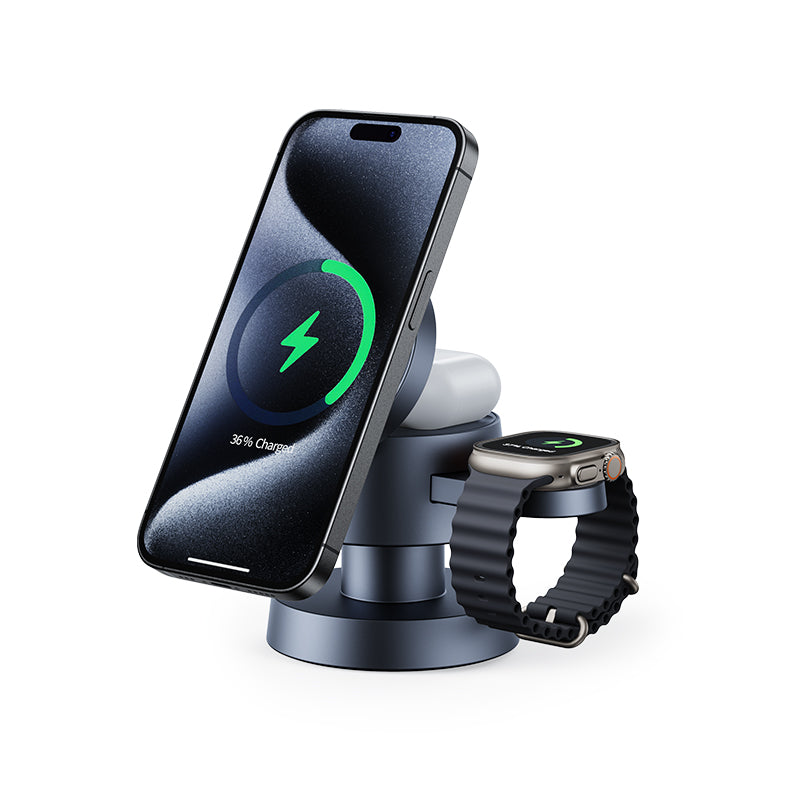 Sandsberg | Tragbare Pilzlampe 4-in-1 Magnetisches Ladegerät