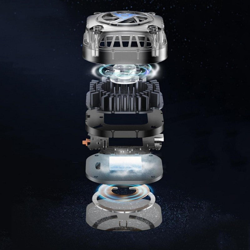 Sandsberg | Transparenter Magnetischer Kabelloser Ladegerät Und Telefon Kühler