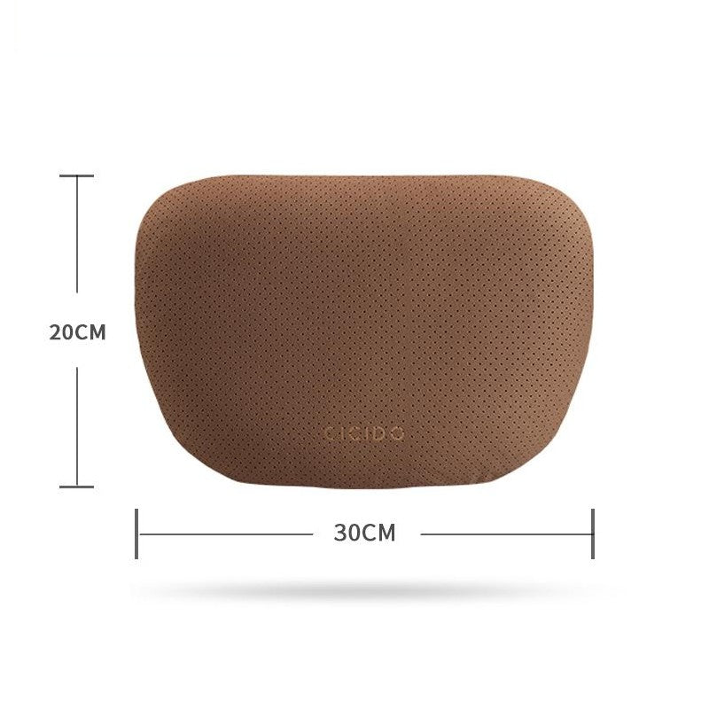 Sandsberg | Wildleder Auto Nackenstütze und Lendenstütze