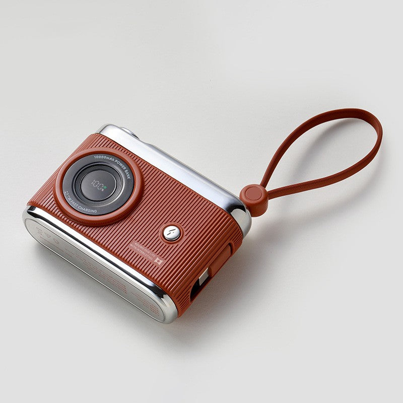 Sandsberg | 10000mAh Kompakte Tragbare Powerbank Mit Integrierten Kabeln