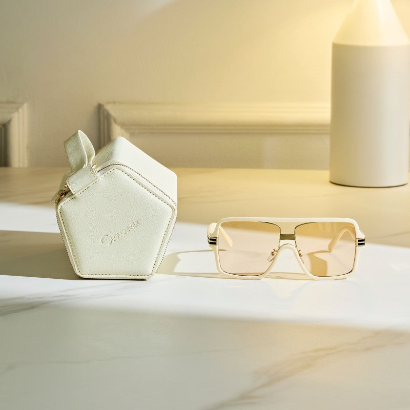 Sandsberg | Tragbares druckbeständiges Brillenetui mit großem Fassungsvermögen