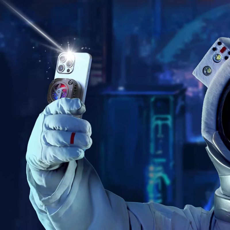 Sandsberg | Transparenter Magnetischer Kabelloser Ladegerät Und Telefon Kühler