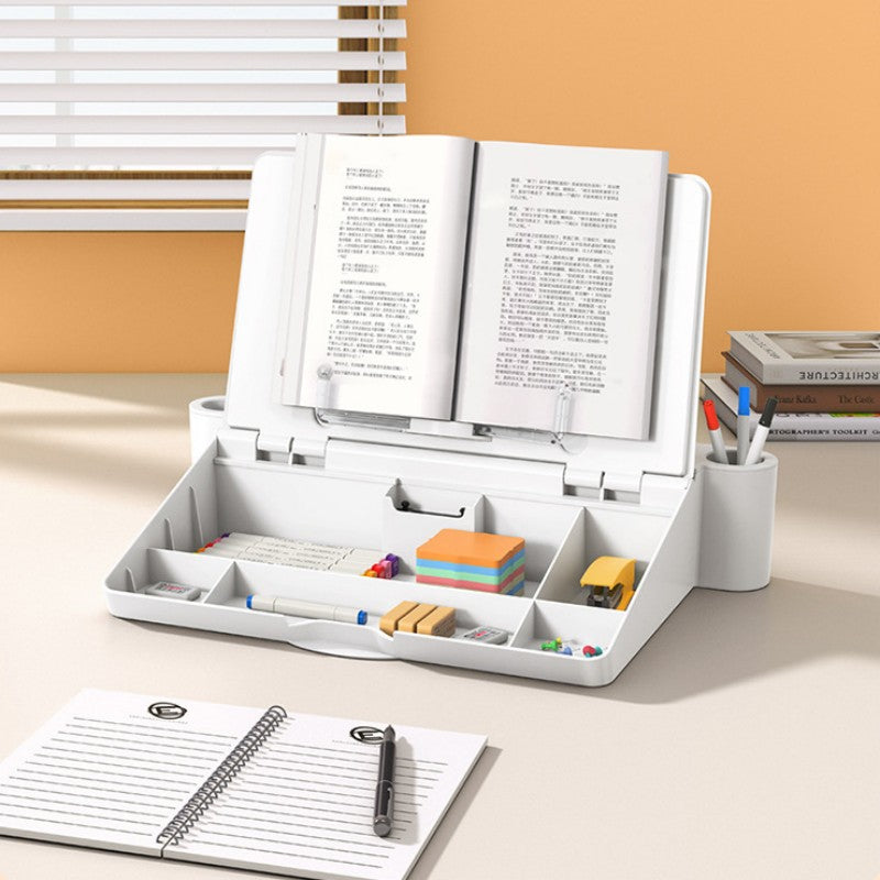 Sandsberg | Drei-in-Eins Lesehalter, Whiteboard und Aufbewahrungsbox Desktop Halter