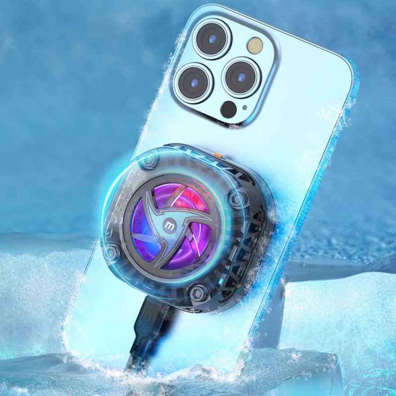 Sandsberg | Transparenter Magnetischer Kabelloser Ladegerät Und Telefon Kühler