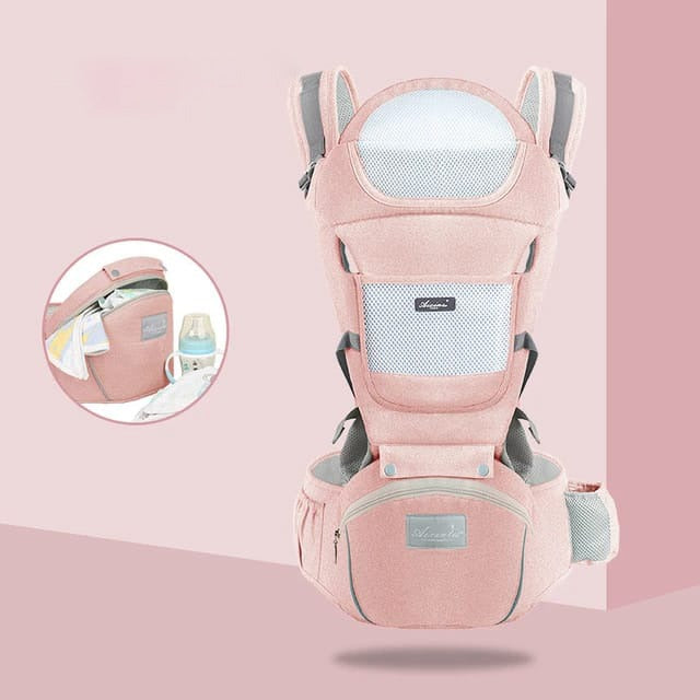 All-Position Babytrage - Hüftsitz Säugling Kleinkind Rucksack mit Kanguru Wickeltrage