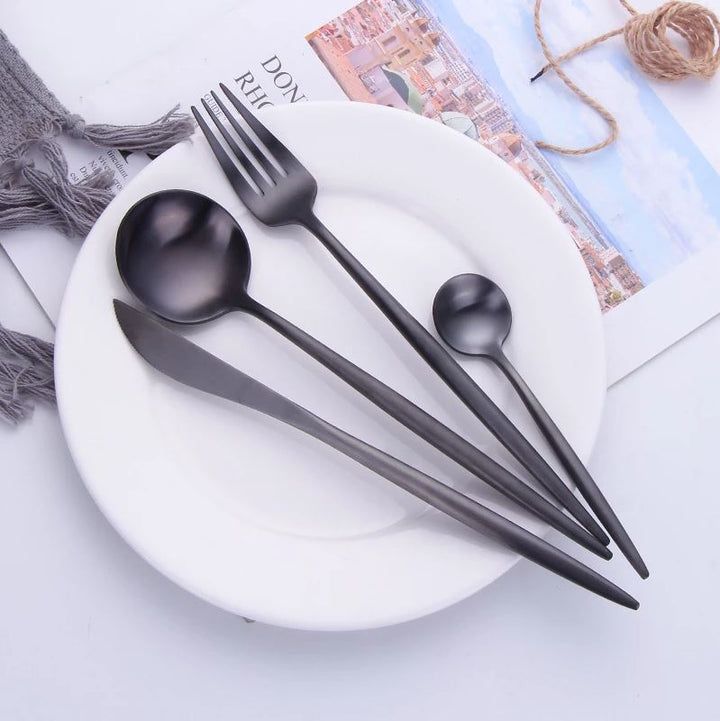 Luxus Edelstahl Besteckset: Stilvolles Essen für jeden Anlass