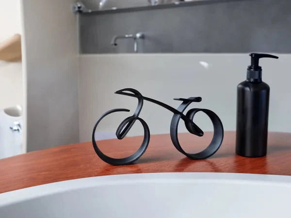 Ästhetische Fahrradskulptur Dekoration