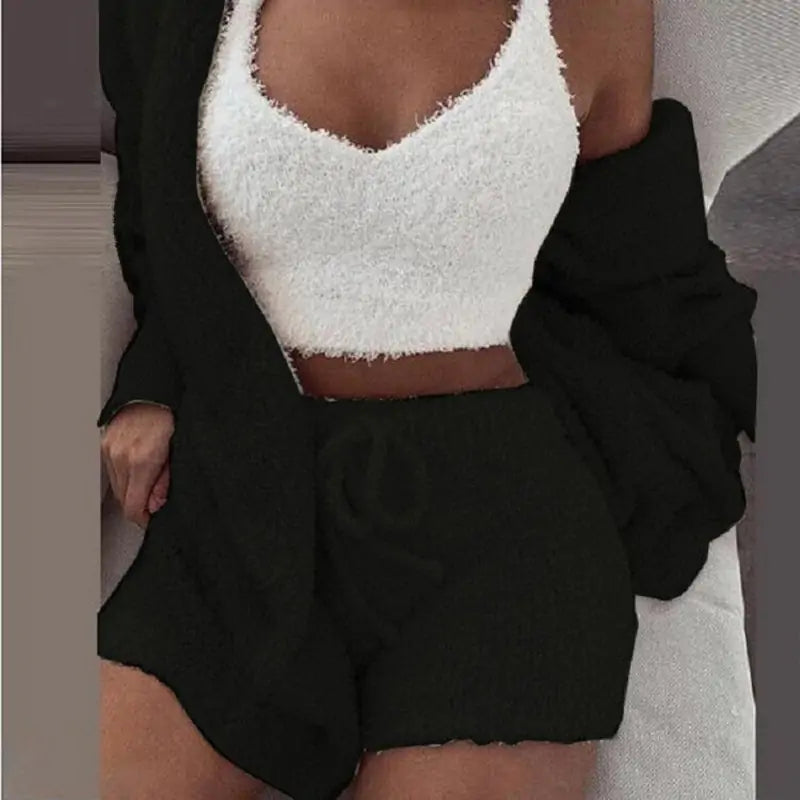 Flanellvelours-Pyjama-Set